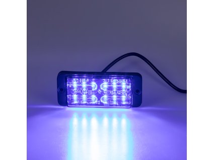 KF703DBLU LINEAR LED dual 12x5W LED, 12-24V, modrý, ECE R65