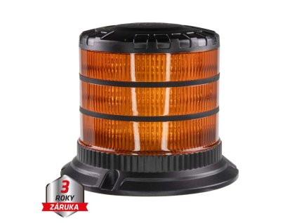 WL828FIX LED maják, 12-24V, 24xLED oranžový, pevná montáž, ECE R65