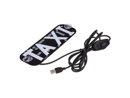 LED-TAXI2 LED banner s nápisem TAXI, zelený/červený