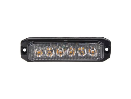CH-06 x PROFI SLIM výstražné LED světlo vnější, oranžové, 12-24V, ECE R65