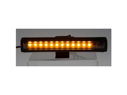KF016-15 Gumové výstražné LED světlo vnější, oranžové, 12V, 150mm