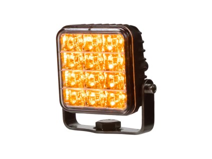 KF224 PREDATOR vnější, 10-30V, 12x2W SMD LED, oranžový, 74x74x38mm, ECE R65