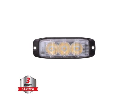 CH-01 PROFI SLIM výstražné LED světlo vnější, oranžové, 12-24V, ECE R65