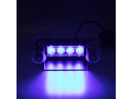 KF750-1BLUE PREDATOR LED vnitřní, 4x3W, 12-24V, modrý, 145mm