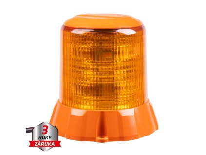 WL406FIX Robustní oranžový LED maják, oranž.hliník, 96W, ECE R65
