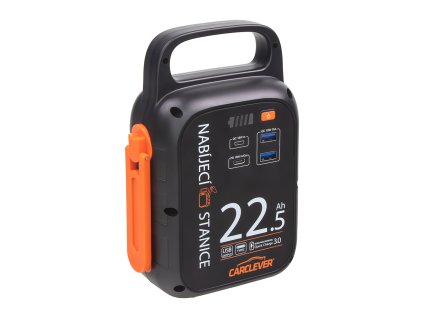 35966 Multifunkční nabíjecí stanice - powerbanka CARCLEVER, 22.500mAh / 83,25Wh