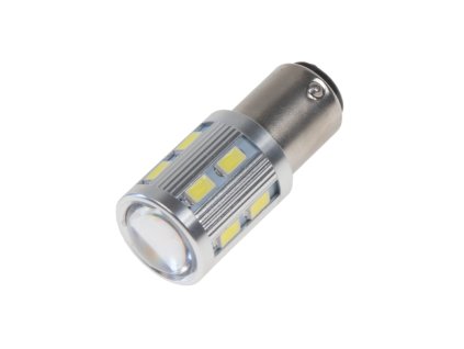 95C-BAY15D-3 LED BAY15D bílá, 12SMD 5630 + 3W LED 10-30V