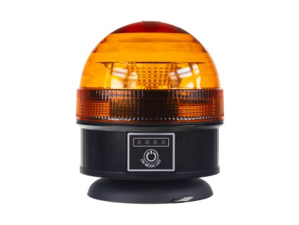 WLBAT191 AKU LED maják, 30x1W oranžový, magnet