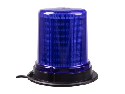 WL184FIXBLU LED maják, 12-24V, 128x1,5W modrý, pevná montáž, ECE R65