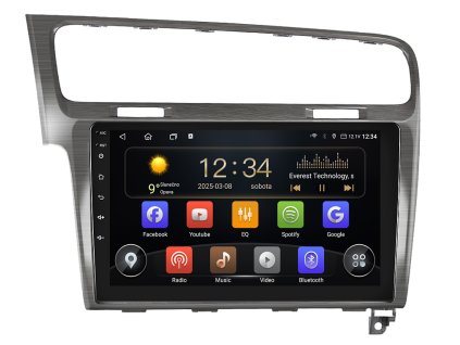 1715 isudar autoradio t72 pro skoda volkswagen golf s dotykovou obrazovkou evtech cz