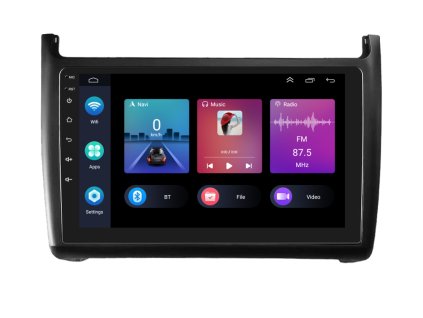 1275 2din autoradio a3018 s android 13 pro volkswagen polo carplay androidauto bluetooth handsfree s gps modulem navigaci dab a dotykovou obrazovkou evtech cz