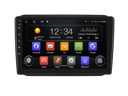 B083 Isudar 2DIN autorádio T72-IEV08 Android, Škoda Fabia II / Roomster