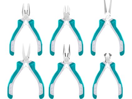 TOTAL-TOOLS THT1K0511 Kleště mini, sada 6ks