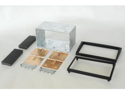 10783RAM 2DIN redukce pro OPEL Agila, Corsa, Omega, Vivaro, Vectra, Combo C černá