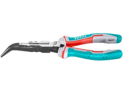 TOTAL-TOOLS THT24816S Kleště půlkulaté zahnuté, 200mm, industrial