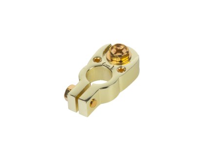G4-33 Zlacená svorka (-) pólu baterie (2 in) 2x8,5 mm2