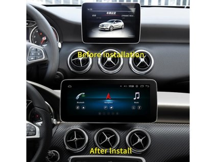 80817A4.5 Multimediální monitor pro Mercedes s 10,25" LCD, Android 11.0, WI-FI, GPS, Carplay, Bluetooth, USB
