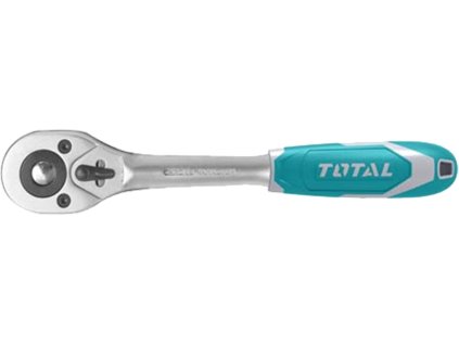TOTAL TOOLS THT106146 Ráčna, industrial, 1/4", 158mm, CR-V+Cr-Mo