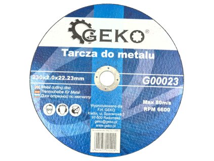 tarcza do metalu 230x2 0 geko 10 50 100