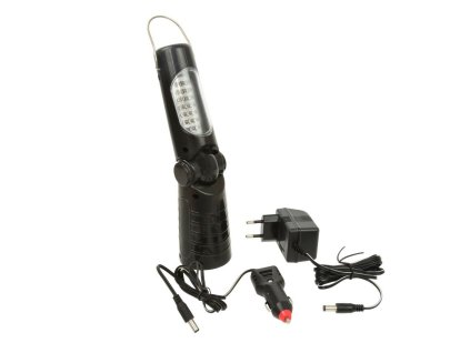 GEKO G15110 Dílenská lampa 21 + 5 LED skládací AKU
