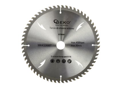 GEKO G78081 Kotouč pilový, 300x32x60T