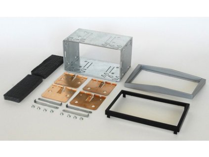 10705.3RAM 2DIN redukce pro Opel Corsa, Tigra, Antara Zafira 06-, stříbrná