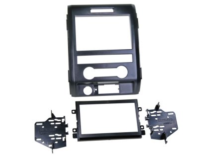 10642M 2DIN redukce pro Ford F150 2009-12, lesklá černá