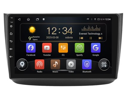 B418 Isudar 2DIN autorádio T72-IEV64 Android, Mercedes-Benz Viano / Vito