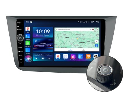 2320 6 everest 1 autoradio s android pro seat altea carplay androidauto bluetooth handsfree s gps modulem navigaci dab a lcd ips dotykovou obrazovkou evtech cz