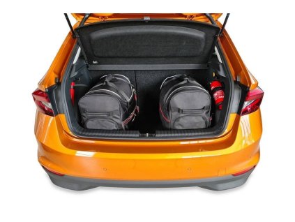 SKODA FABIA HATCHBACK 2021+ TAŠKY DO KUFRU 3 KS