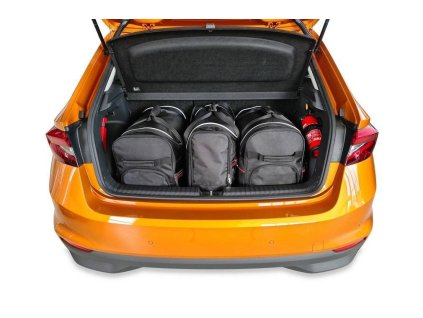 SKODA FABIA HATCHBACK 2021+ TAŠKY DO KUFRU 3 KS