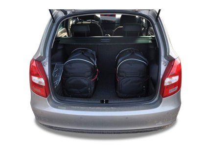 SKODA FABIA KOMBI 2007 2014 TAŠKY DO KUFRU 5 KS 4