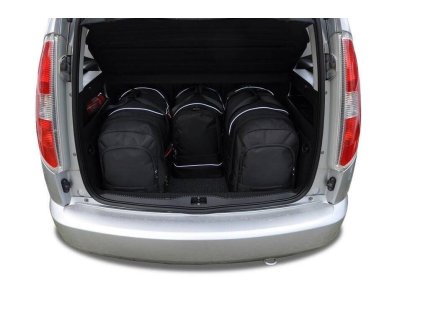 SKODA ROOMSTER 2006 2015 TAŠKY DO KUFRU 4 KS 2