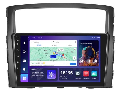 2191 5 isudar 1 autoradio t68b s android 13 pro mitsubishi pajero citroen peugeot carplay androidauto a dotykovou obrazovkou evtech cz