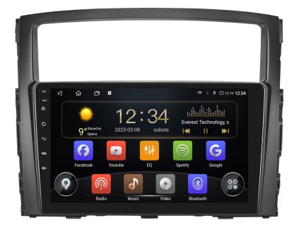 B320 Isudar 2DIN autorádio T72-IEV55 Android, Mitsubishi Pajero IV