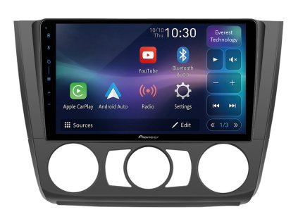 3046 3 pioneer autoradio sph pf97bt pro bmw 1 series 1 rad 1 e81 e82 e87 e88 carplay androidauto a dotykovou obrazovkou everest technology evtech cz