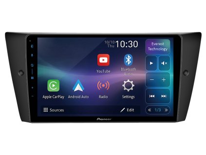 3058 3 pioneer autoradio sph pf97bt pro bmw 3 series 3 rad 3 e90 e92 e93 carplay androidauto a dotykovou obrazovkou everest technology evtech cz