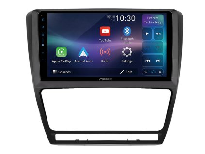 3088 3 pioneer autoradio sph pf97bt pro skoda octavia ii mk 2 carplay androidauto a dotykovou obrazovkou everest technology evtech cz