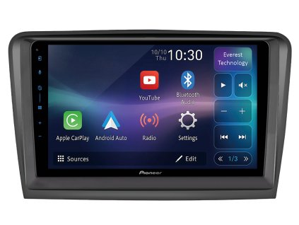 3085 3 pioneer autoradio sph pf97bt pro skoda superb ii mk 2 carplay androidauto a dotykovou obrazovkou everest technology evtech cz