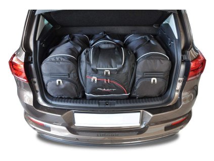 VW TIGUAN 2007-2015 TAŠKY DO KUFRU 4 KS