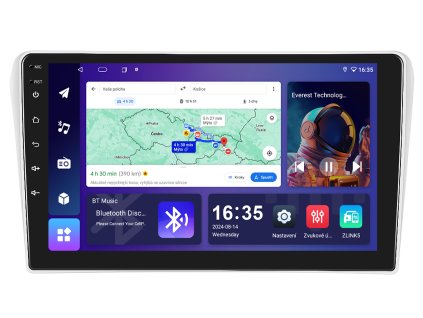 2827 2 isudar autoradio t68b s android 13 pro toyota avensis 02 08 carplay androidauto a dotykovou obrazovkou evtech cz