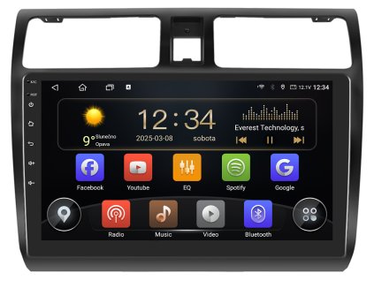 B469 Isudar 2DIN autorádio T72-IEV73 Android, Suzuki Swift