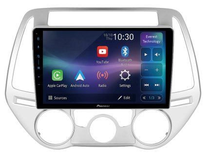 3184 3 pioneer autoradio sph pf97bt pro hyundai i20 carplay androidauto a dotykovou obrazovkou everest technology evtech cz