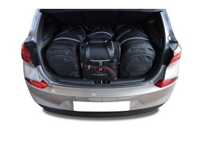 HYUNDAI i30 HATCHBACK 2017+ TAŠKY DO KUFRU 4 KS