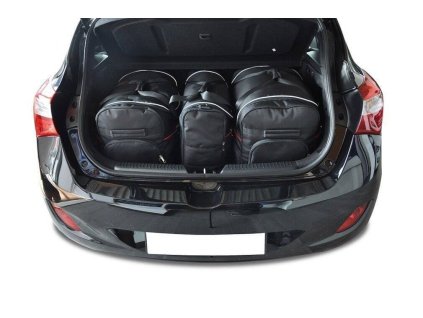 HYUNDAI i30 HATCHBACK 2012-2016 TAŠKY DO KUFRU 3 KS