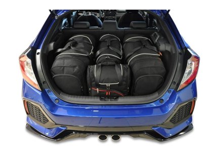 HONDA CIVIC HATCHBACK 2017-2021 TAŠKY DO KUFRU 4 KS