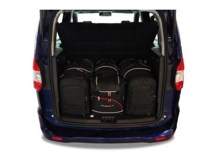 FORD TOURNEO COURIER 2014+ TAŠKY DO KUFRU 4 KS