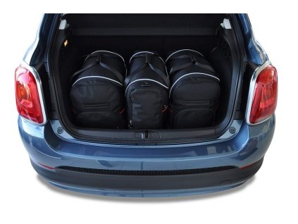 FIAT 500X 2014+ TAŠKY DO KUFRU 3 KS