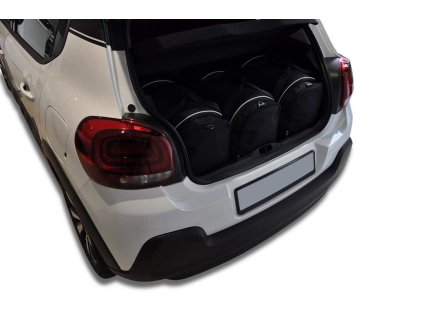 CITROEN C3 HATCHBACK 2016+ TAŠKY DO KUFRU 3 KS