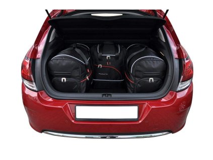 CITROEN C4 HATCHBACK 2010 2017 TAŠKY DO KUFRU 4 KS 2